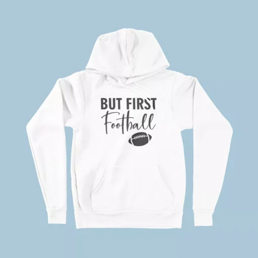 But First Football Unisex Sponge Fleece Hoodie - Image 2
