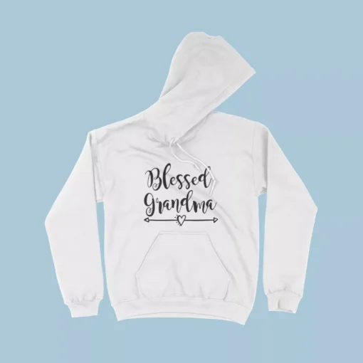 Blessed Grandma Women’s Heavy Blend Hoodie - Image 3