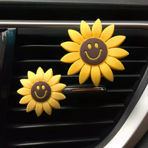 Clip-On Sunflower Air Freshener - Image 3