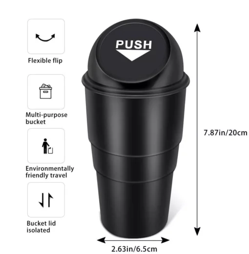 Mini Car Trash Bin - Image 3