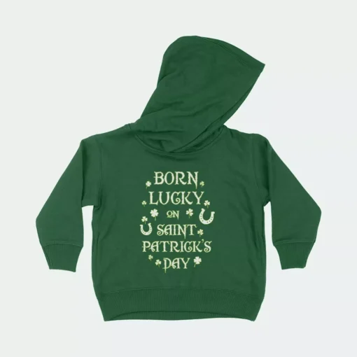 Birthday St. Patrick's Day Toddler Hoodie - Image 2