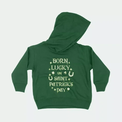 Birthday St. Patrick's Day Toddler Hoodie - Image 3