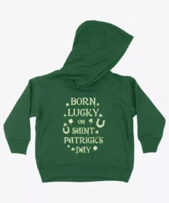 Birthday St. Patrick's Day Toddler Hoodie