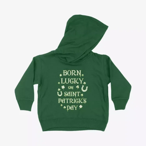 Birthday St. Patrick's Day Toddler Hoodie