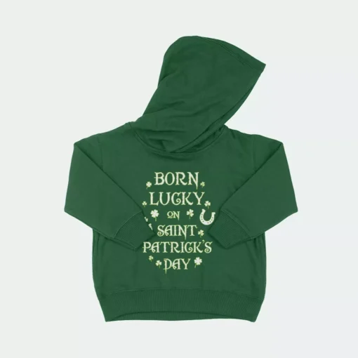 Birthday St. Patrick's Day Toddler Hoodie - Image 4