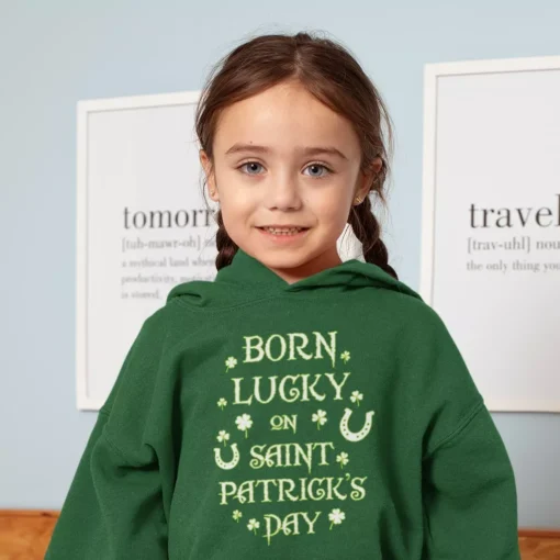 Birthday St. Patrick's Day Toddler Hoodie - Image 6