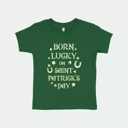 Birthday St. Patrick's Day Toddler T-Shirt - Image 2