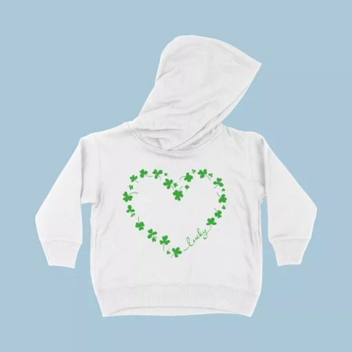 St. Patrick's Cute Day Toddler Hoodie - Image 2