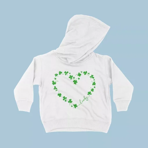 St. Patrick's Cute Day Toddler Hoodie - Image 3
