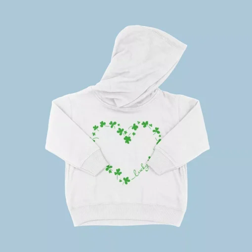 St. Patrick's Cute Day Toddler Hoodie - Image 4