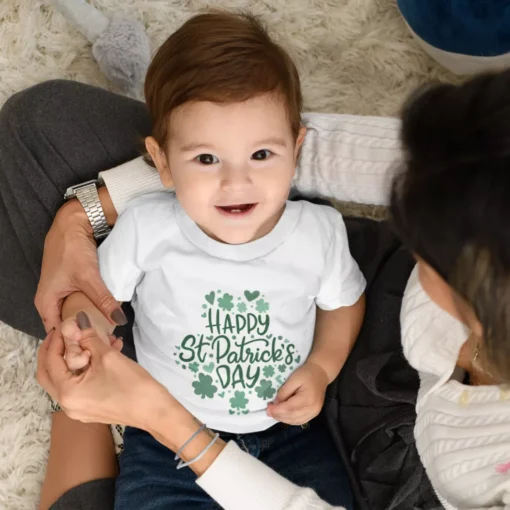 St. Patrick's Day Baby Tee Shirt - Image 6
