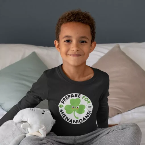 St. Patrick's Day Boys' Long Sleeve T-Shirt - Image 6