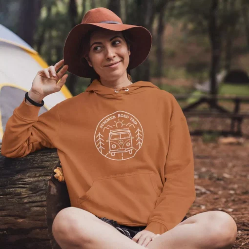 Summer Road Trip Unisex Sponge Fleece Hoodie - Image 7