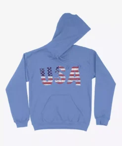 American Flag Men's Heavy Blend Hoodie