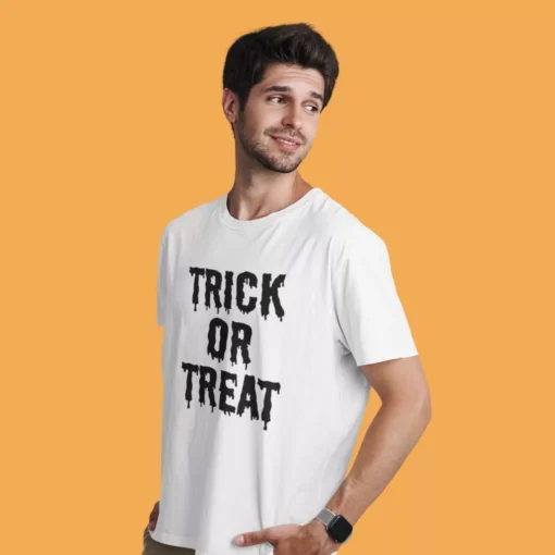 Trick Or Treat Unisex Viscose T-Shirt - Image 6