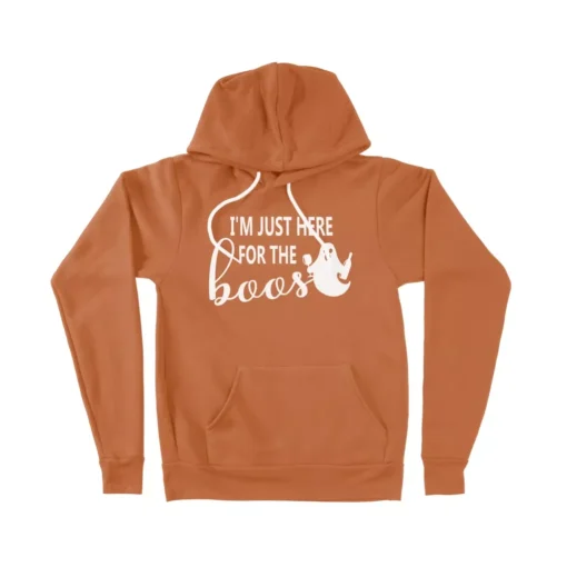 I’m Just Here for the Boos Unisex Sponge Fleece Hoodie - Image 3