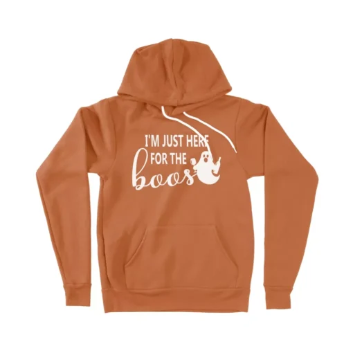 I’m Just Here for the Boos Unisex Sponge Fleece Hoodie - Image 2