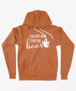 I’m Just Here for the Boos Unisex Sponge Fleece Hoodie