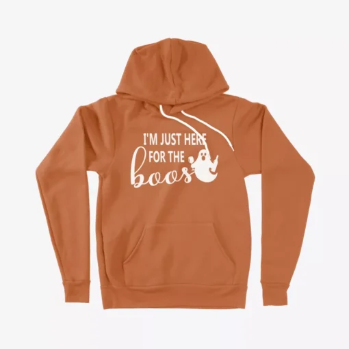 I’m Just Here for the Boos Unisex Sponge Fleece Hoodie