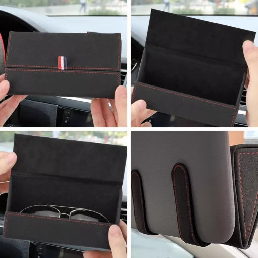 Magnetic Clip-On Sunglasses Case - Image 3