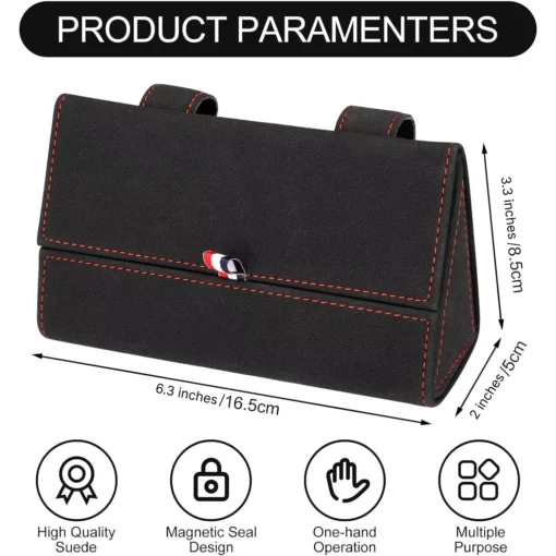 Magnetic Clip-On Sunglasses Case - Image 5