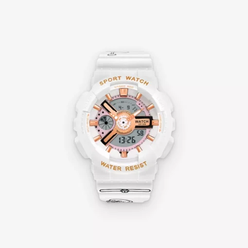 Women’s White Digital Sports Watch