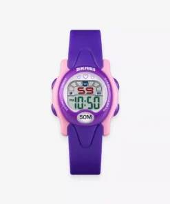Purple Kids’ LED Digital Sports Watch