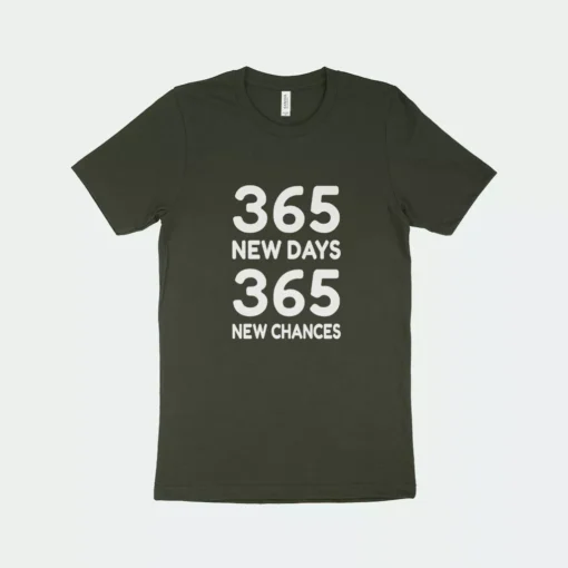 365 New Chances Unisex Jersey T-Shirt - Image 2