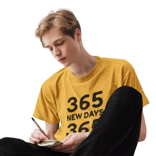 365 New Chances Unisex Heather T-Shirt - Image 6