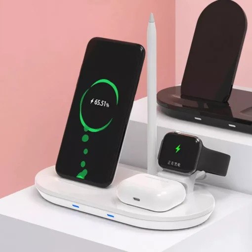 4-in-1 Wireless Device Charging Station - Image 4