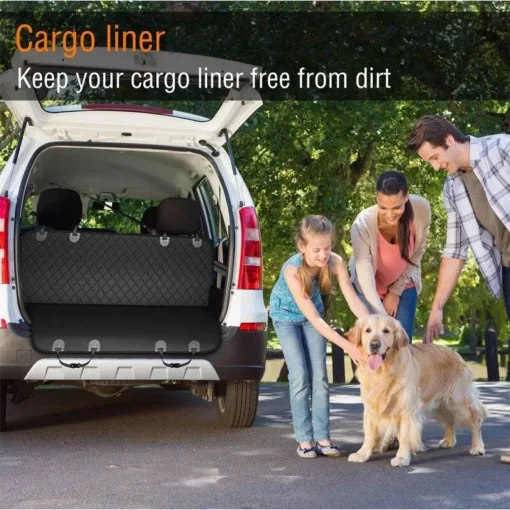 Durable Jean Material Waterproof Dog Car Seat Hammock - Image 6