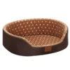 Cozy Dot-Patterned Pet Bed