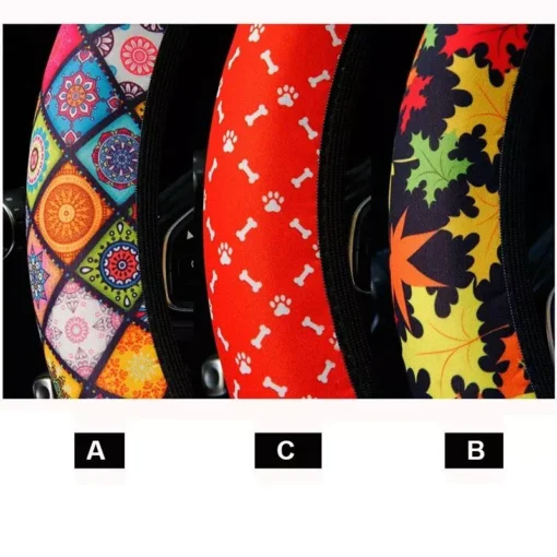 Ethnic Style Print Steering Wheel Cover - Image 7