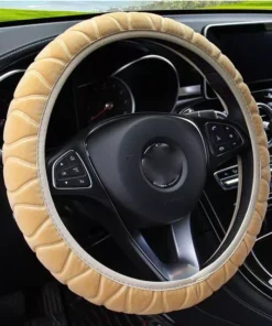 Soft Winter Warm Plush Car Steering Wheel Cover
