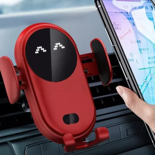 Universal Car Stand Wireless Charger Smart Sensor Air Outlet Mount - Image 3