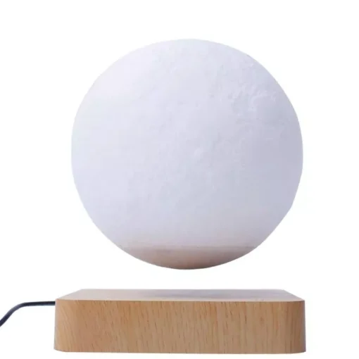 Enchanting Moon & Levitating Plant LED Light - Image 2
