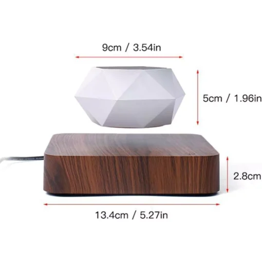 Enchanting Moon & Levitating Plant LED Light - Image 8