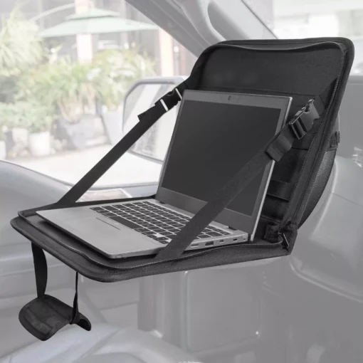 Universal Foldable Car Work Table and Laptop Holder - Image 3