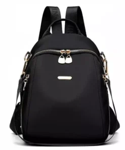 High-Capacity Waterproof Female Backpack - Stylish College and Travel Essential