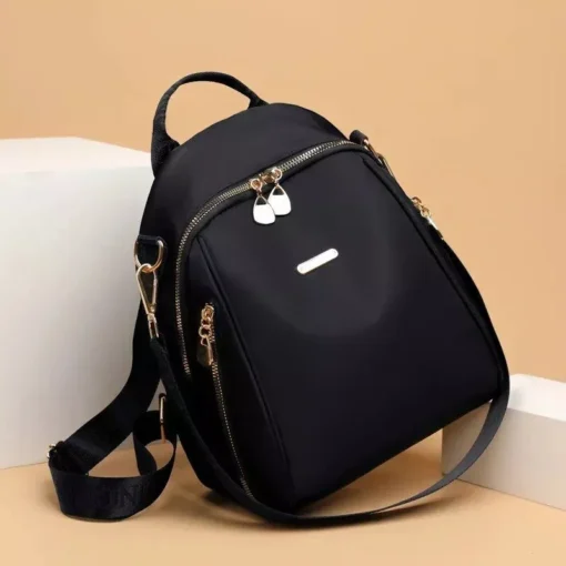 High-Capacity Waterproof Female Backpack - Stylish College and Travel Essential - Image 4