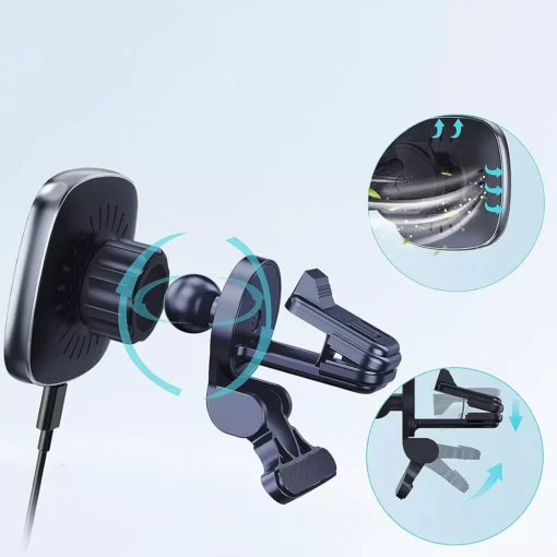 30W Magnetic Car Phone Holder - Image 2