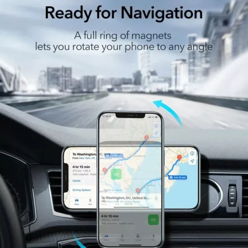 30W Magnetic Car Phone Holder - Image 4