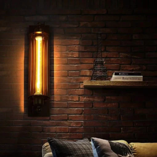 Retro Industrial E27 Edison Wall Lamp - Image 4