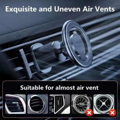 Universal Magnetic Car Phone Holder with 360° Rotation - Image 6