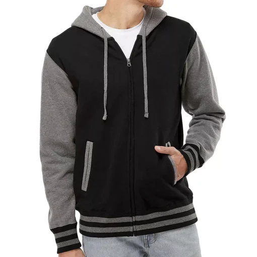American Eagle Varsity Hoodie - America Zip Hoodie - USA Flag Hooded Sweatshirt - Image 4