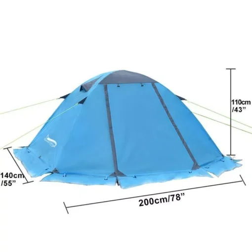 4-Season Lightweight Trekking Tent for 2 - Image 5