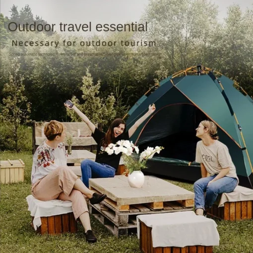 Quick-Set 3-4 Person Automatic Camping Tent - Image 3