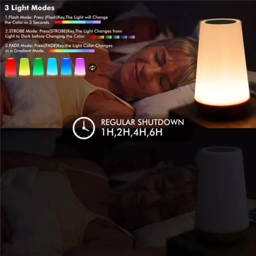13-Color Changing Night Light with RGB Remote Control - Image 6