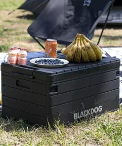 60L Portable Folding Storage Box for Outdoor Camping & Picnic