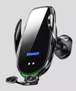 15W Fast Wireless Car Charger, Universal Air Vent Mount for iPhone 14, 13, 12 and Android Devices